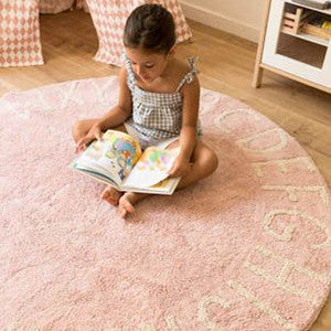 Teppich Round ABC Vintage Nude-Natural