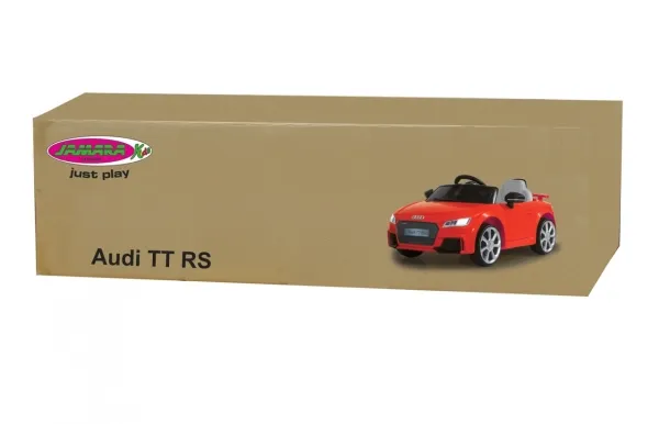 Jamara Audi TT RS, 3 År, 4 hjul, Sort, Rød, Batterier påkrævet