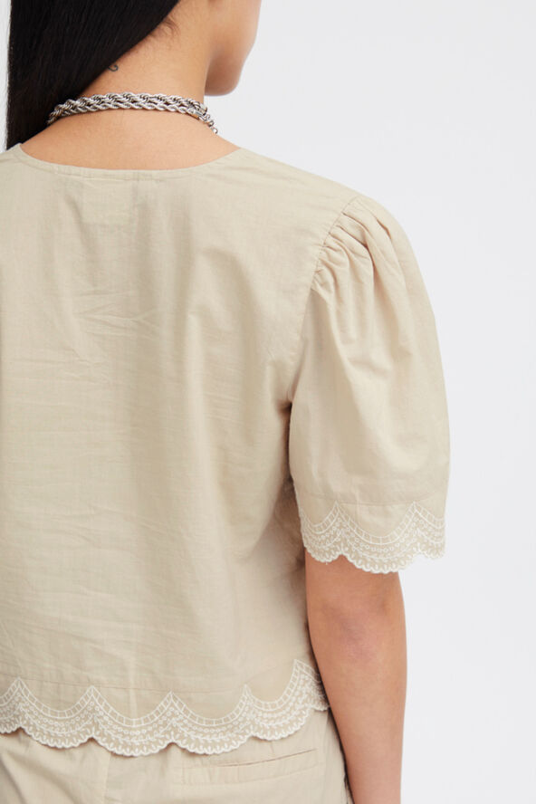 ICHI IHSAIDI SH Oxford tan