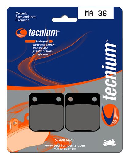 Plaquettes de freins Tecnium route organique - MA36