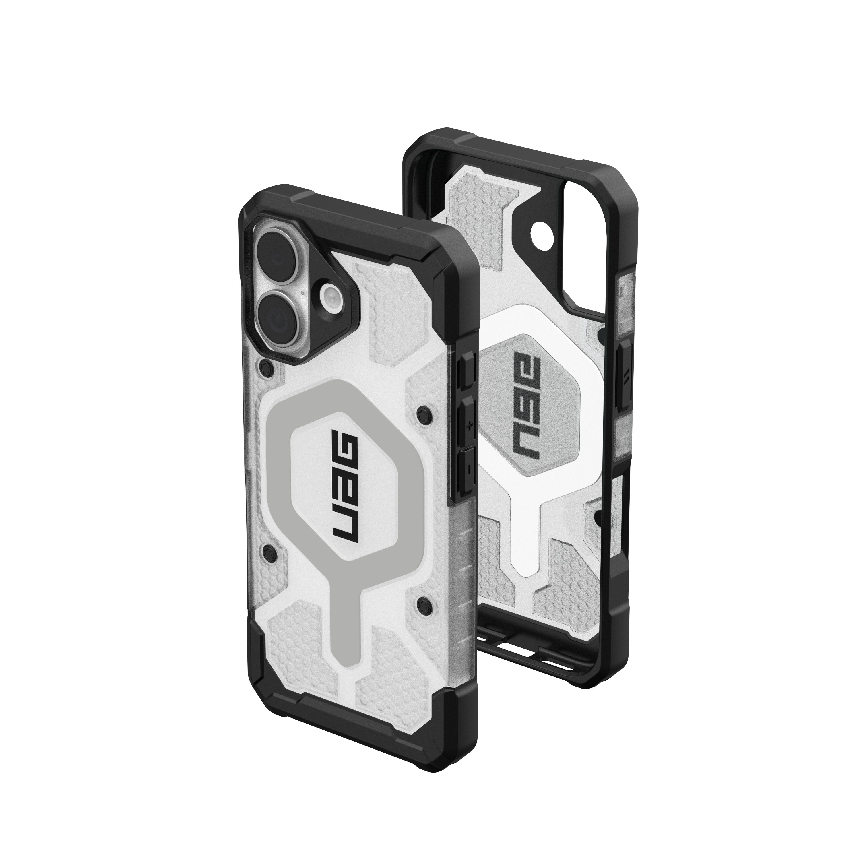 iPhone 17 MagSafe Schutzhülle Pathfinder (114553114333) - Ice (Transparent / Schwarz)