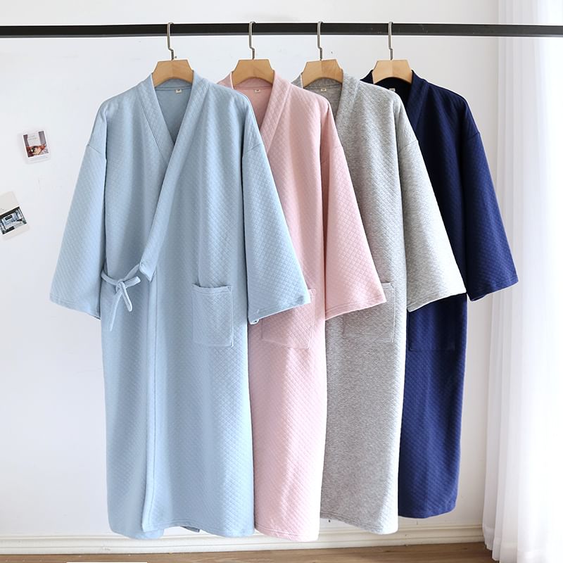 Finlies - effen pyjamajas met vetersluiting