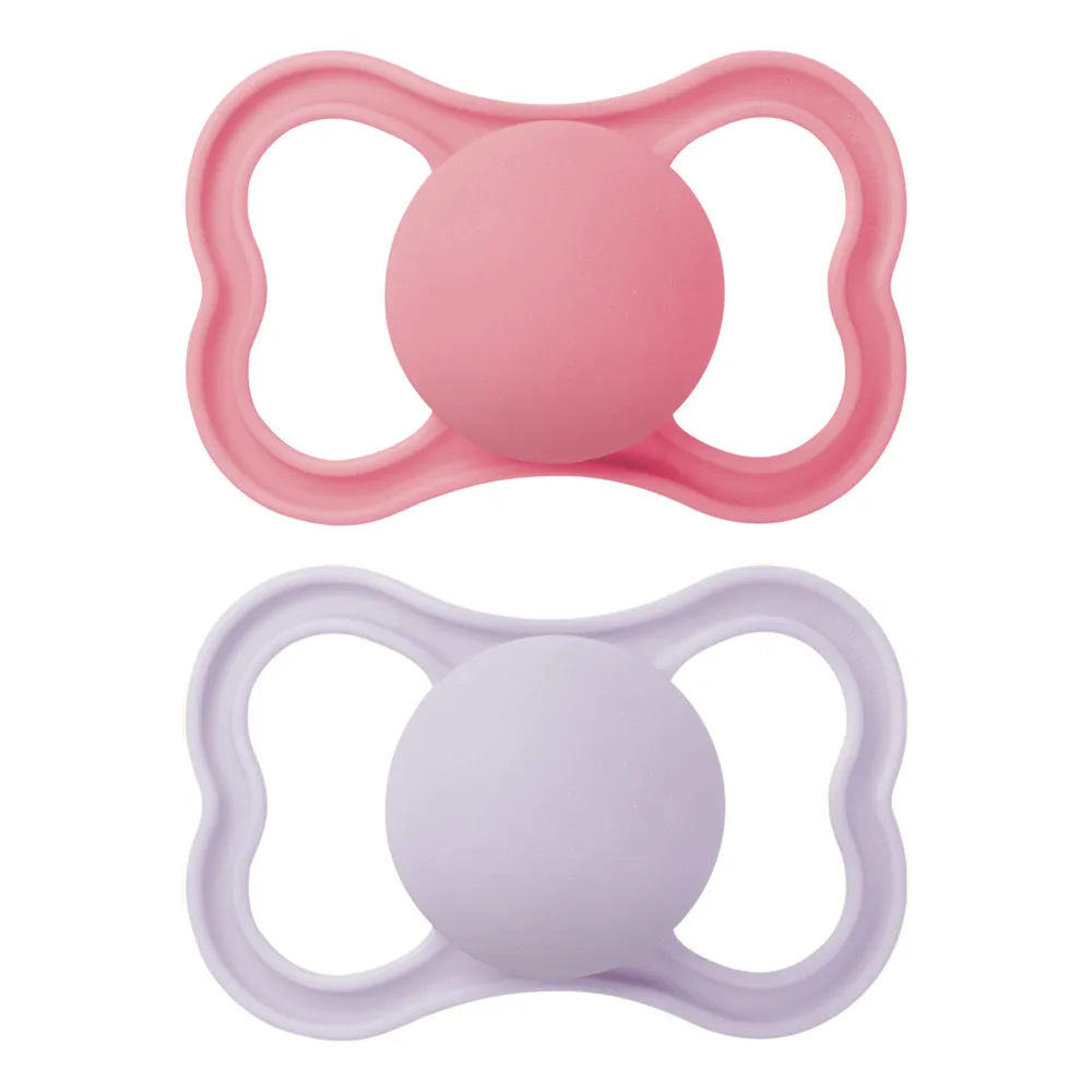 MAM Air Silikone Sut Pink/Lilla 6-16 mdr. - 2 stk.