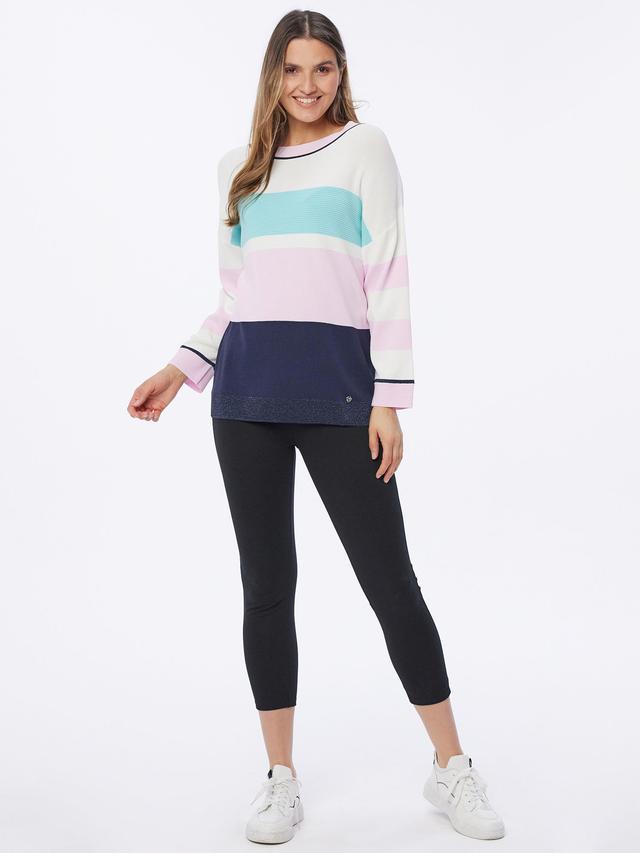 Feinstrick Pullover Streifendesign