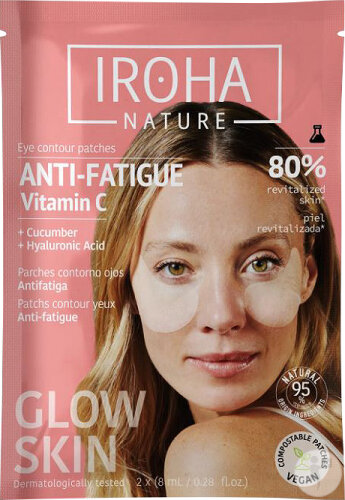 Iroha Patch Yeux Anti-Fatigue Vitamine C 2 Pièces