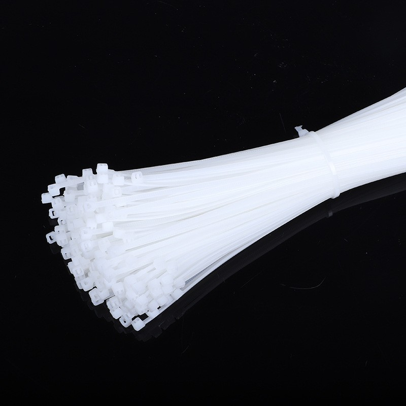 (50er Set) 20cm Nylon Kabelbinder UV-Beständig - Weiss