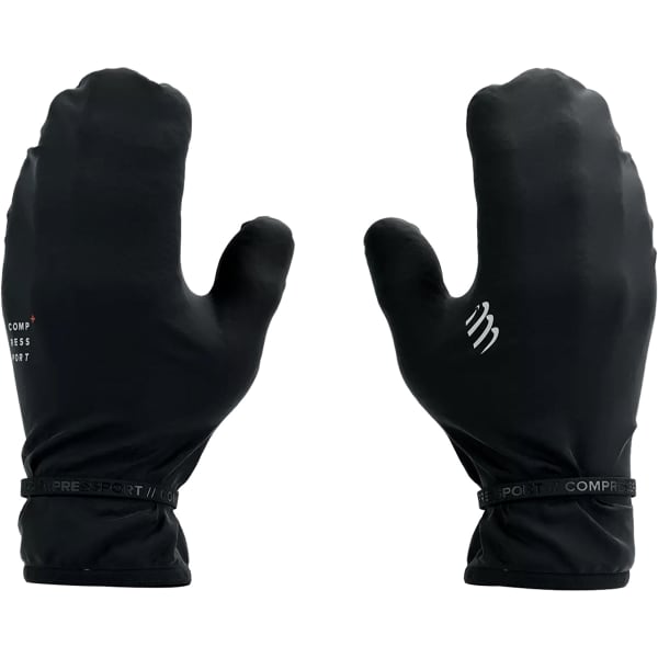 Gant running COMPRESSPORT HURRICANE WATERPROOF 10/10 MITTENS BLACK