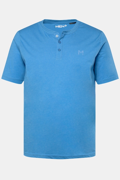 Men+ Henley, Basic, Halbarm, Rundhals, bis 8 XL