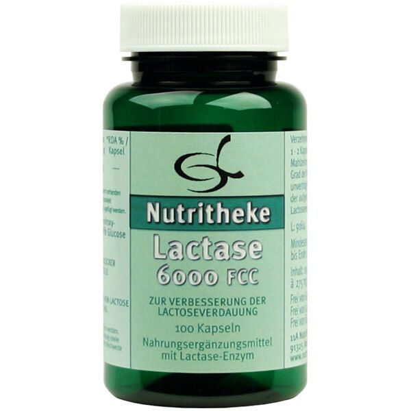 green line NUTRITHEKE LACTASE 6000 FCC