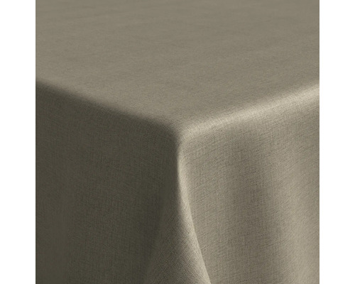 Tafelkleed in denim taupe, 140 cm breed (per meter verkocht)