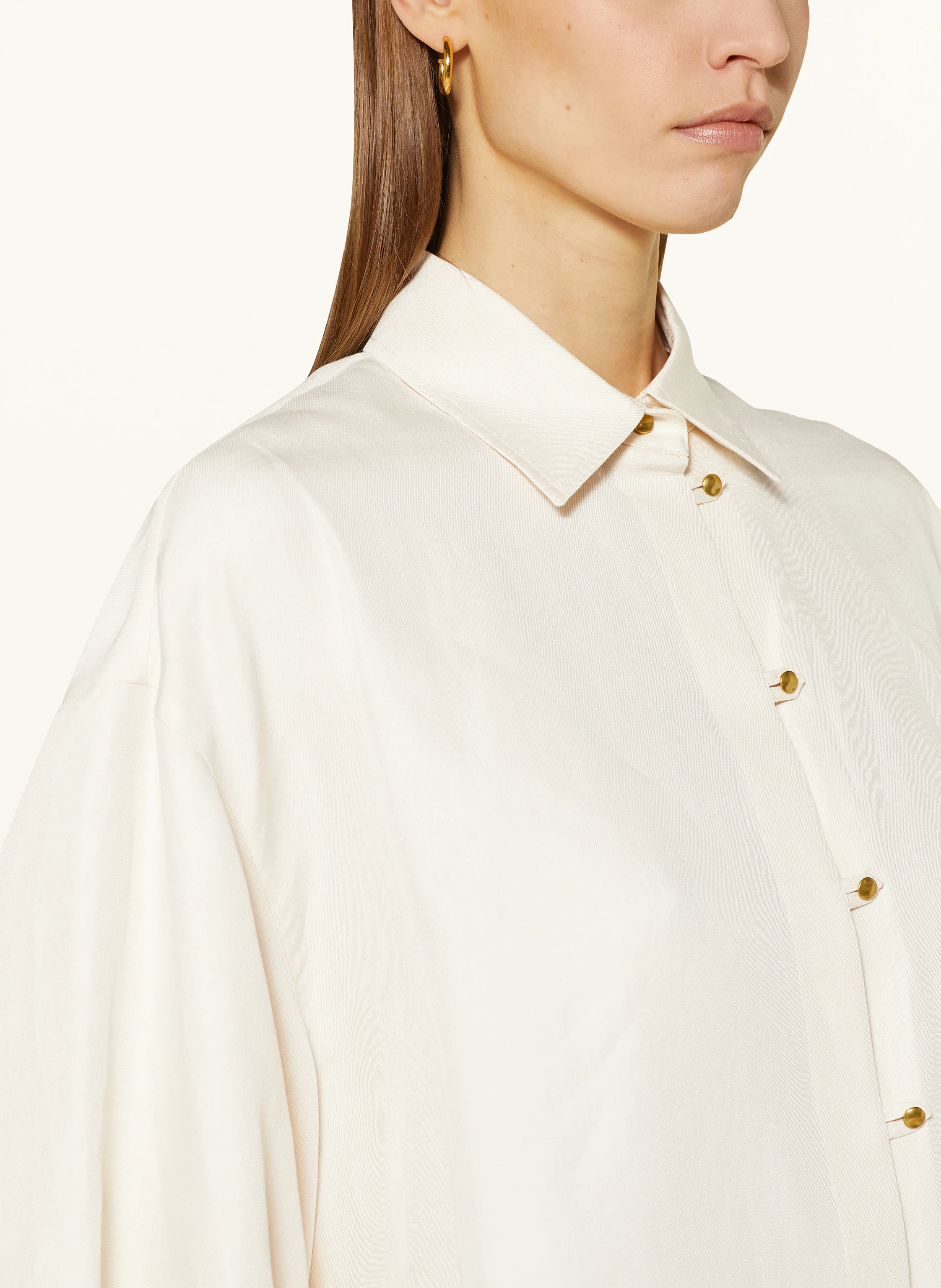 Max Mara Hemdbluse RODEO mit Leinen und Seide