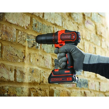 BLACK+DECKER accuklopboormachine BDCHD18K-QW