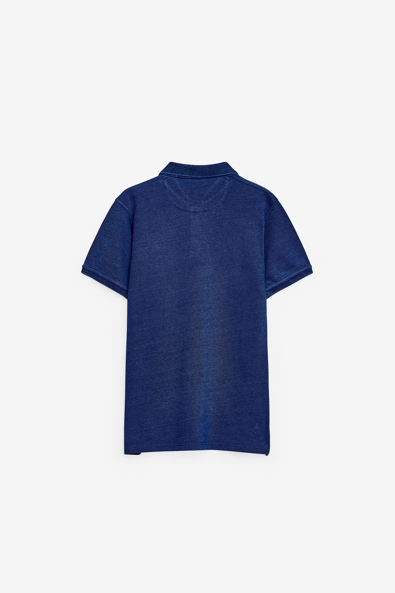 POLO PIQUET DENIM LOOK