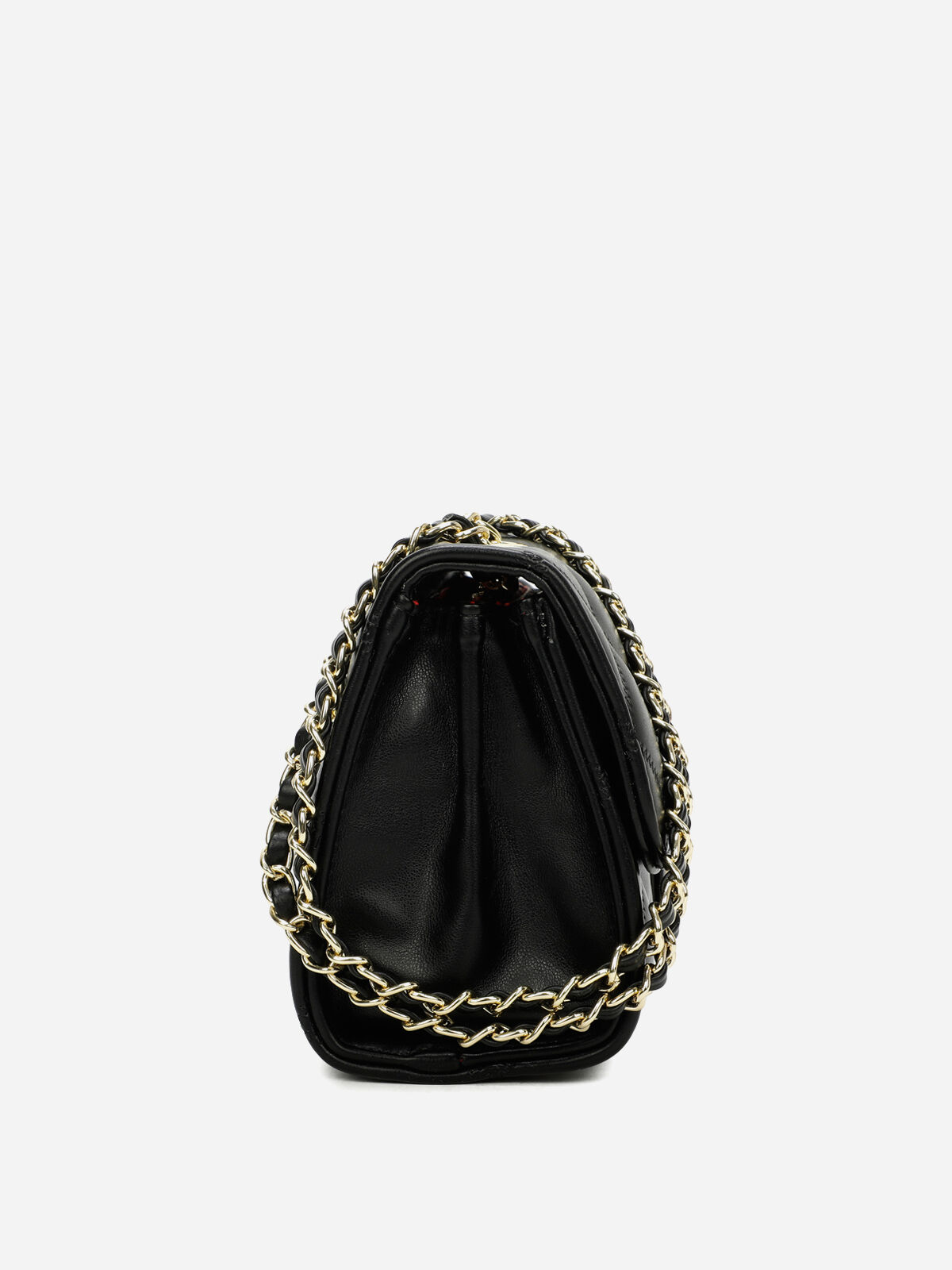 Sac matelassé à anse métallique- Noir