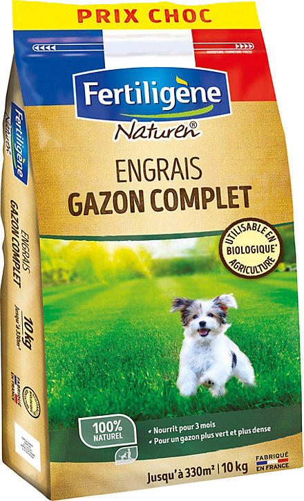 Engrais gazon complet 330m² Fertiligène