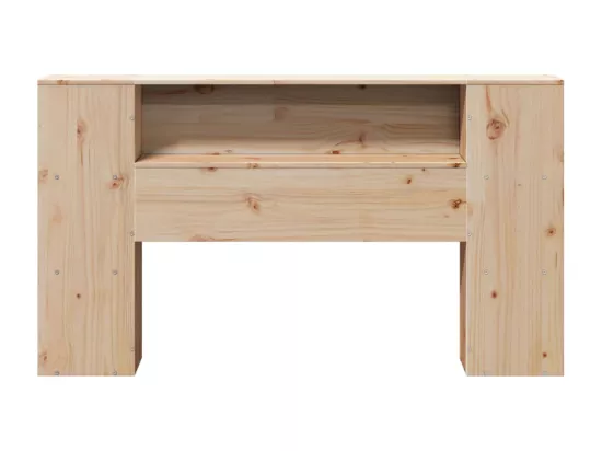 Tête de lit avec rangement 150 cm bois massif de pin