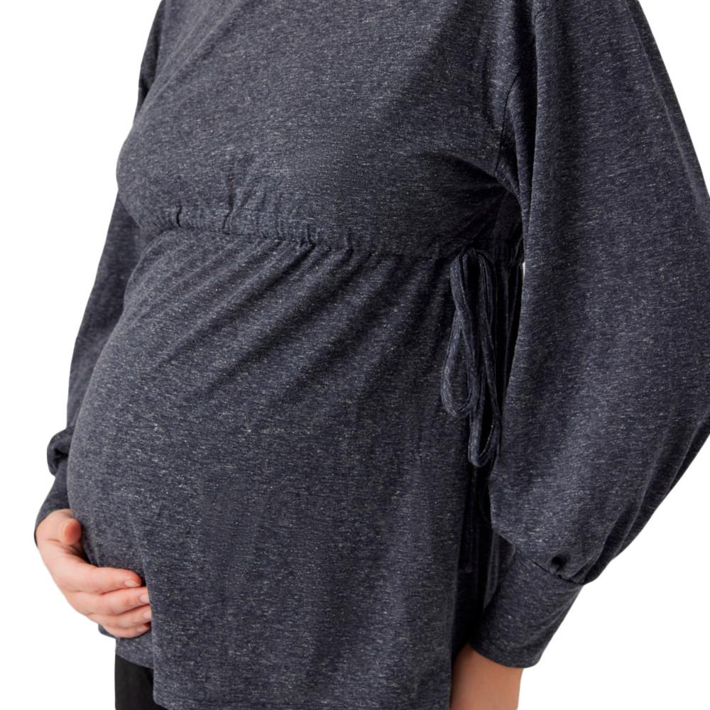 Mamalicious T-Shirt Manches longues Marine Femme Mamalicious Venice