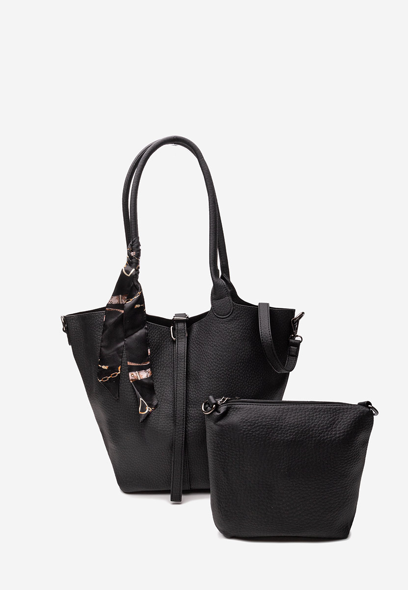 Sac bandoulière femme noire Candis