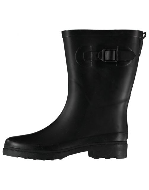 Xq Footwear Dames Regenlaars Riem Rubber Zwart - Laarzen