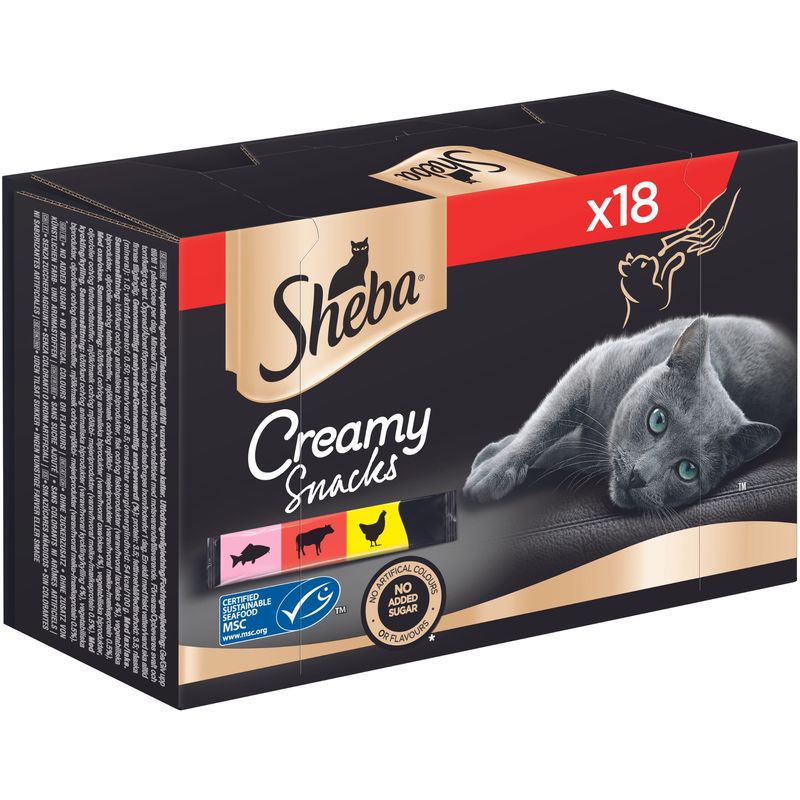 Lot mixte Sheba Creamy Snacks