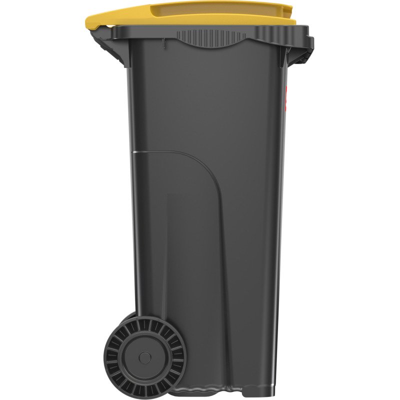 Conteneur à déchets 2 roues 120 litres tri sélectif