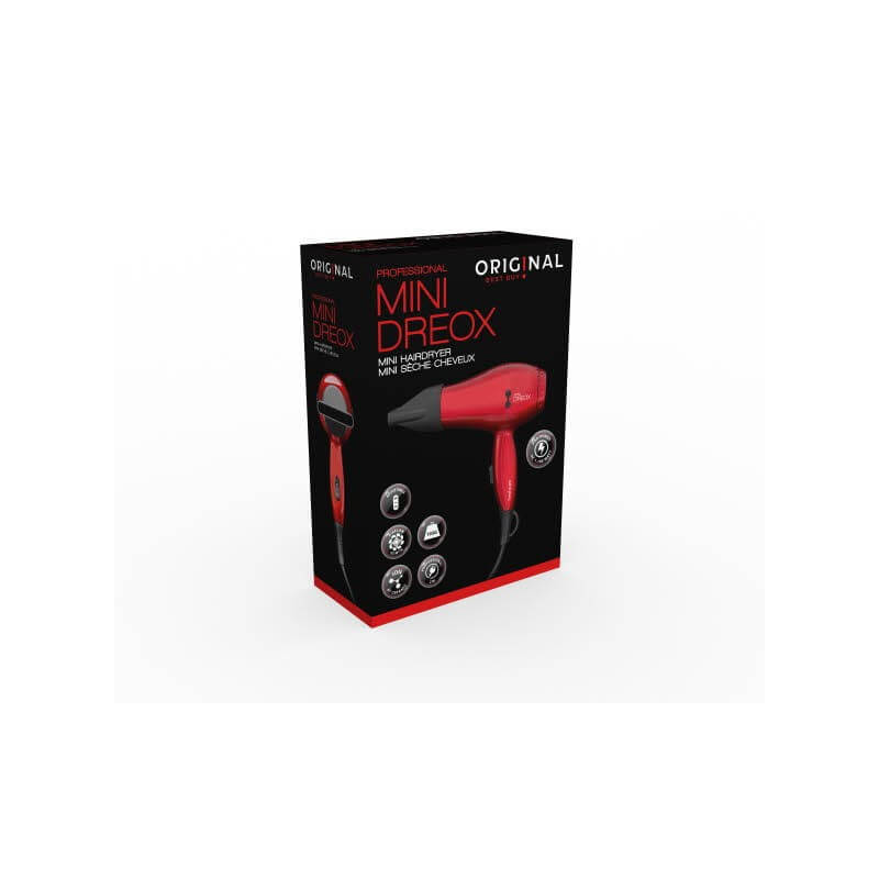 Mini Sèche Cheveux Dréox Rouge 0440117 900 Watts