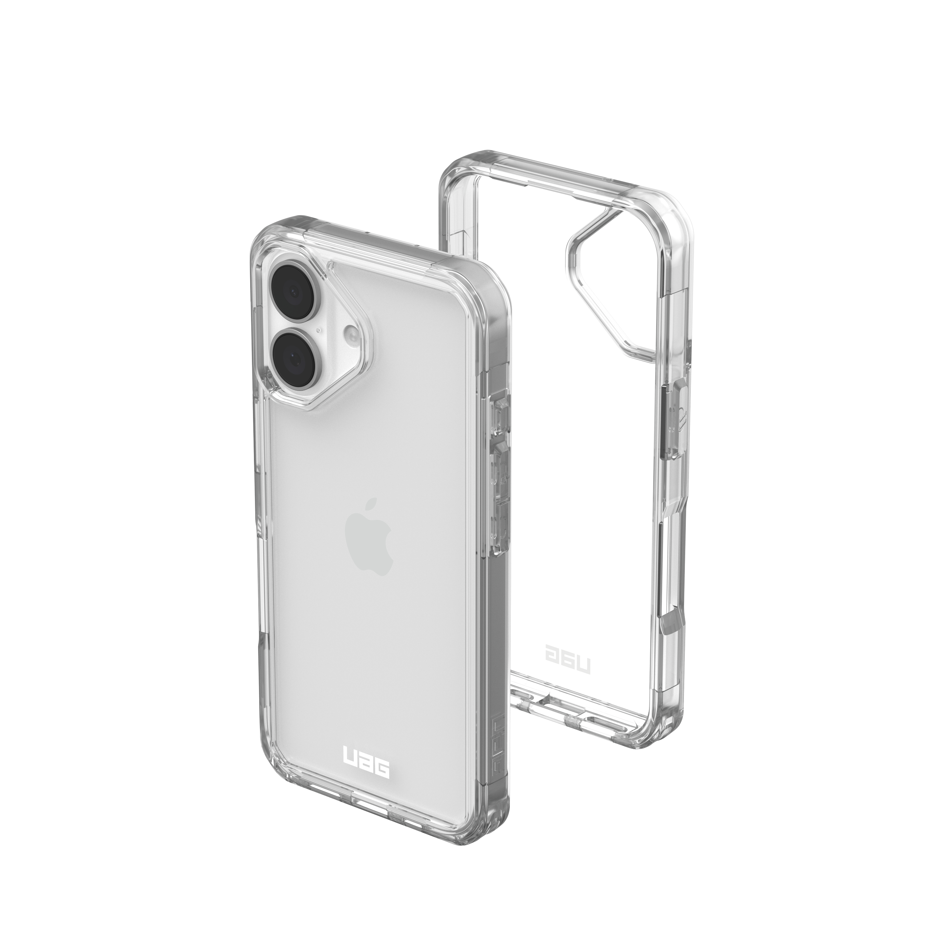 iPhone 16 Schutzhülle Plyo (114486114343) - Transparent (Ice)