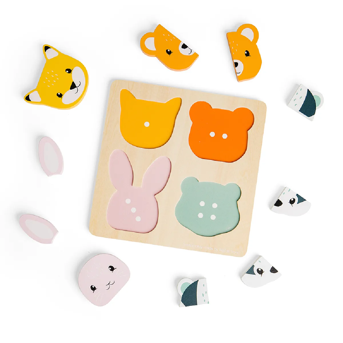 Bigjigs Toys Puzzle de comptage bois