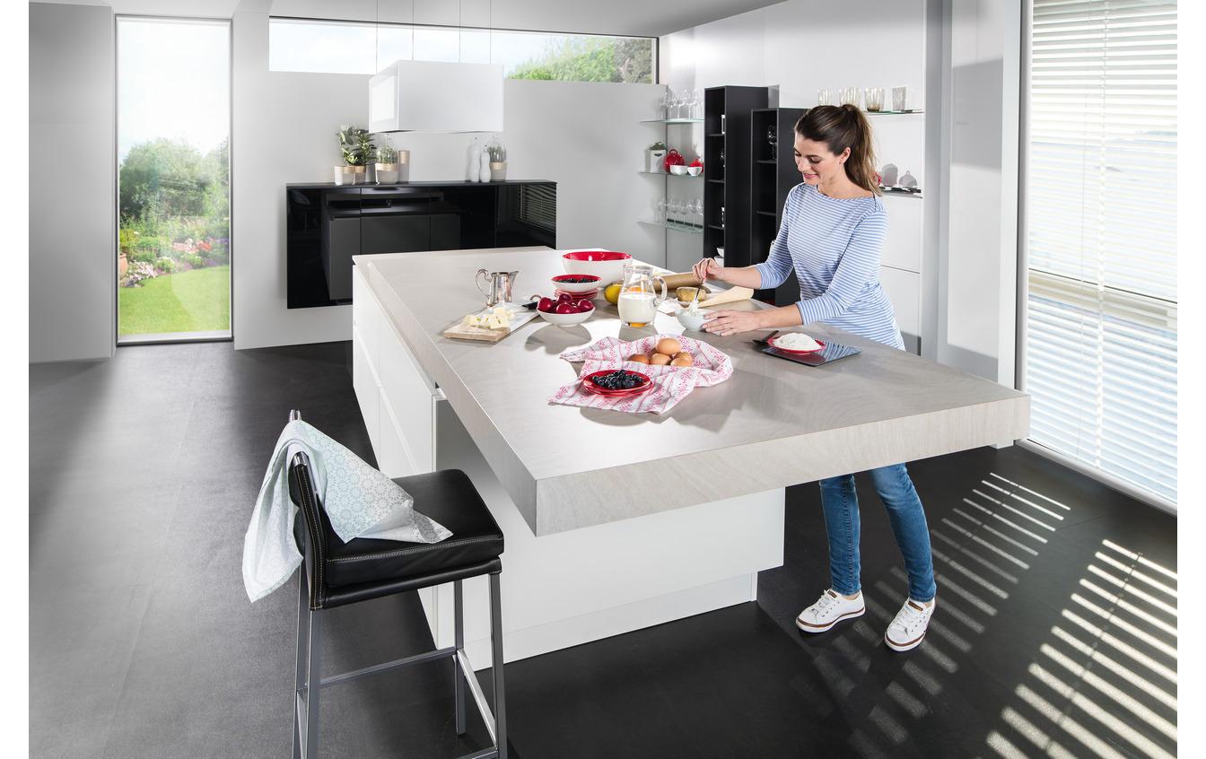 Küchenwaage Page Comfort 300 Slim GrauFlache Küchenwaage
