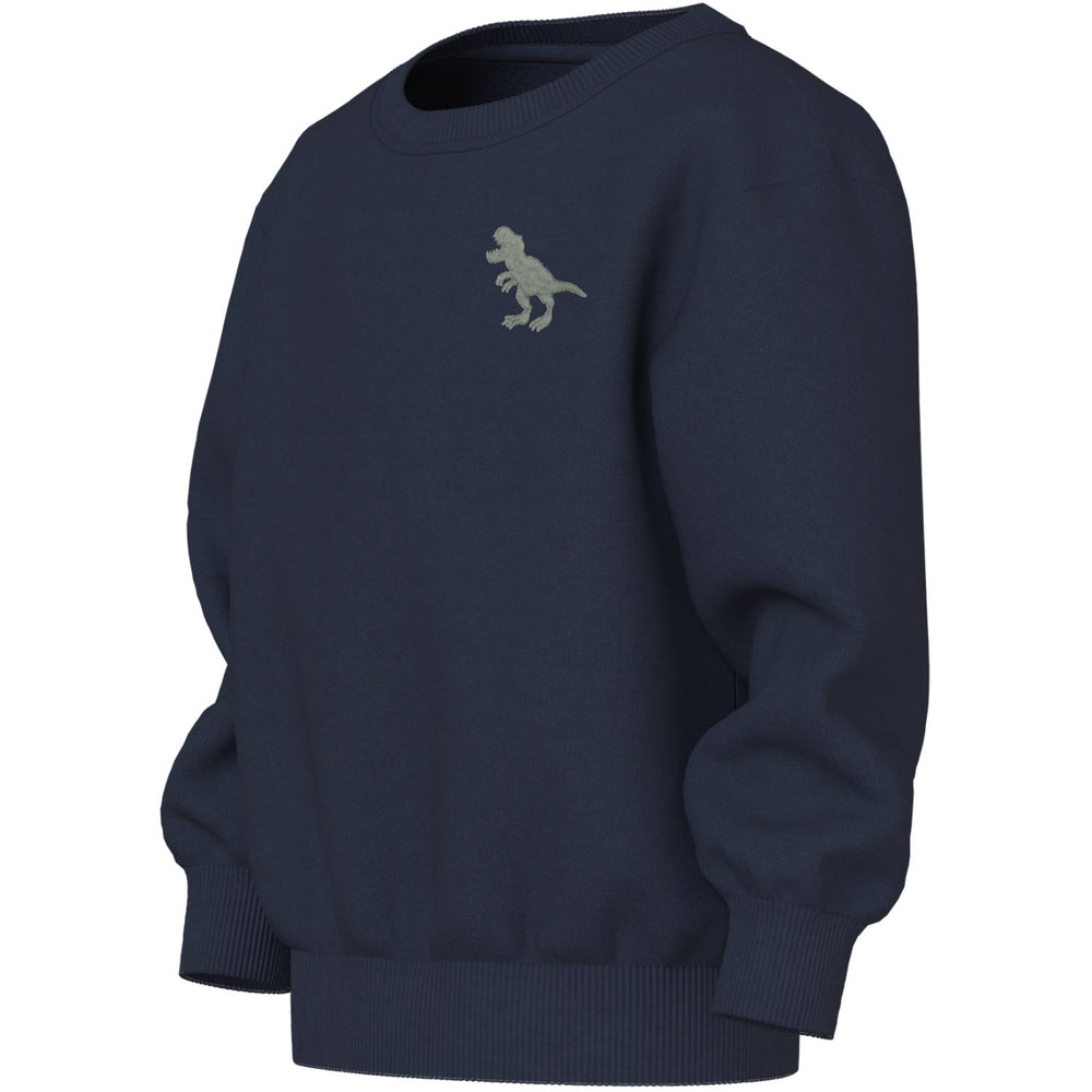Køb Name It Navy Blazer Dino Nmmvallen Ls Nreg Sweat Bru