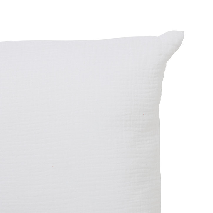 Coussin Osiris L.50 x l.30 cm blanc GoodHome
