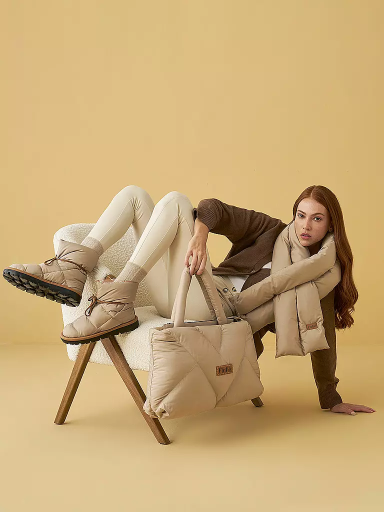 FLUFIE Schal beige