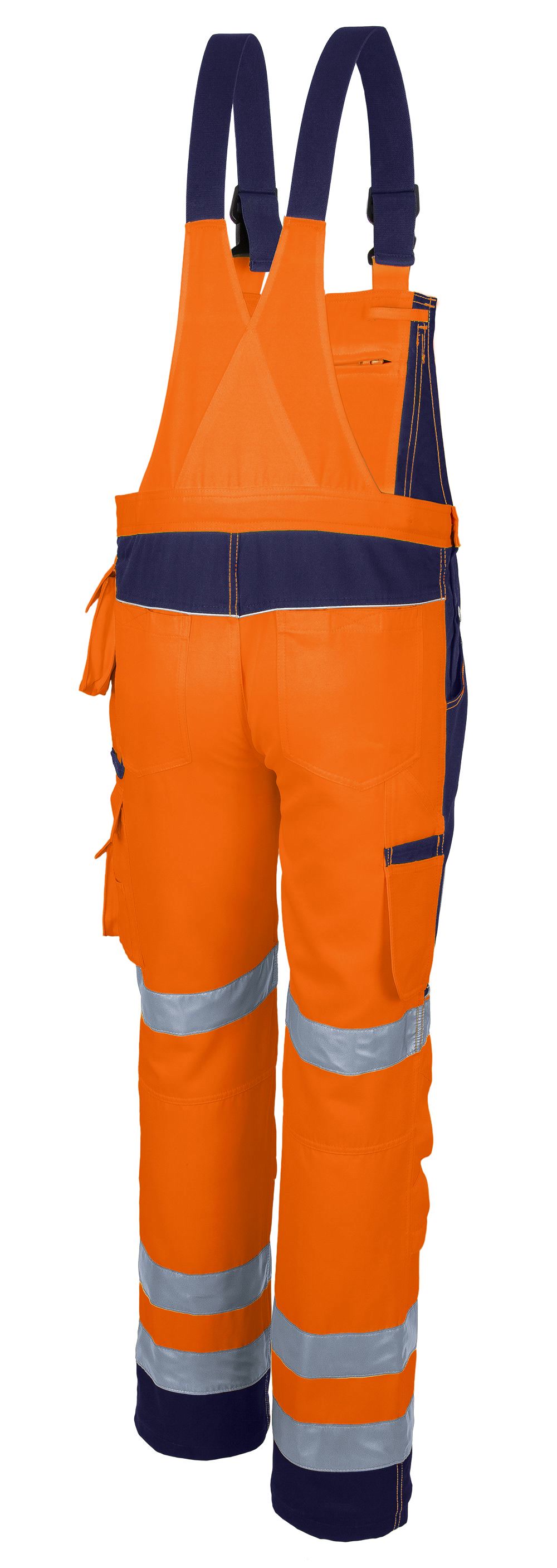 QUALITEX HIGH QUALITY WORKWEAR Latzhose PRO WS warnorange/marine Herren: 102
