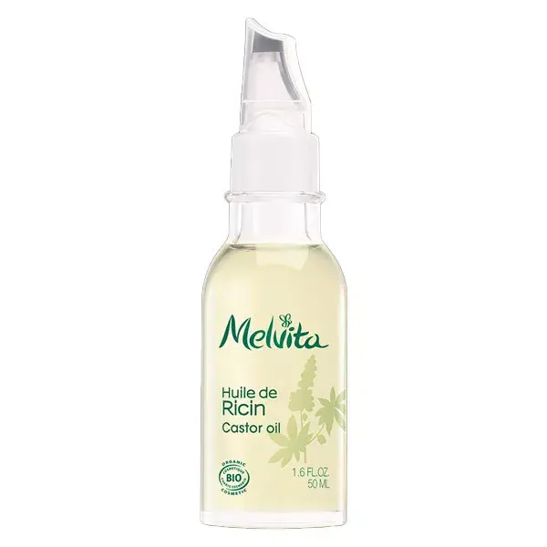 Óleo de beleza de rícino orgânico Melvita 50ml