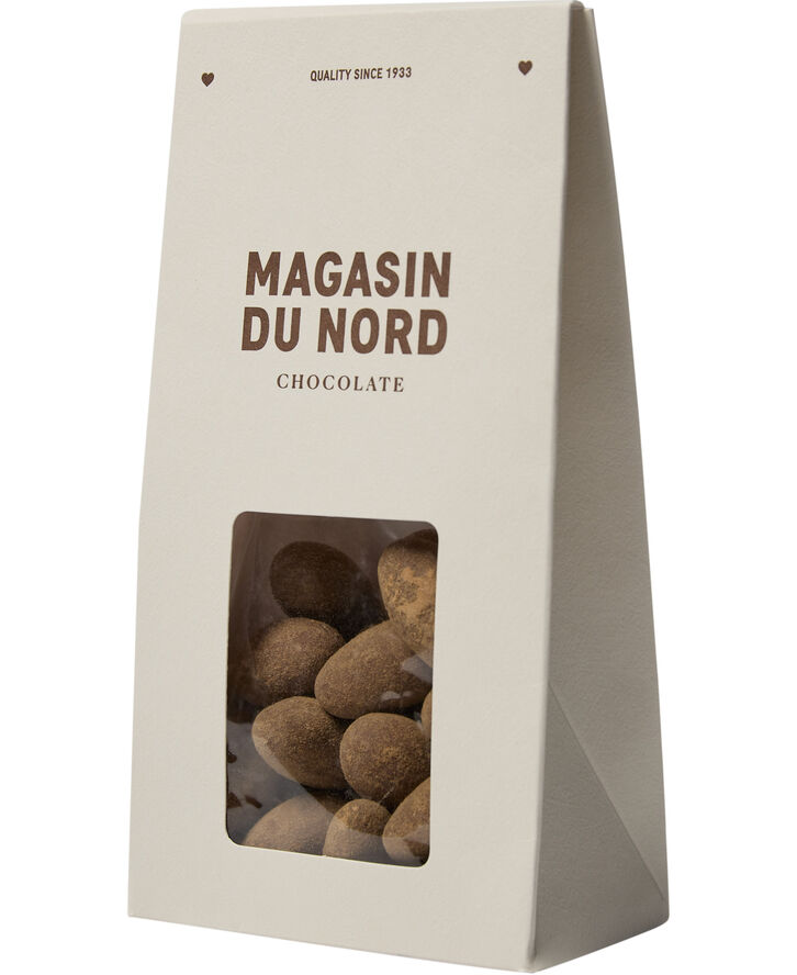 Magasin Chokolade Æske, Mandeldragé m/ mælkechokolade & lakrids 100 g