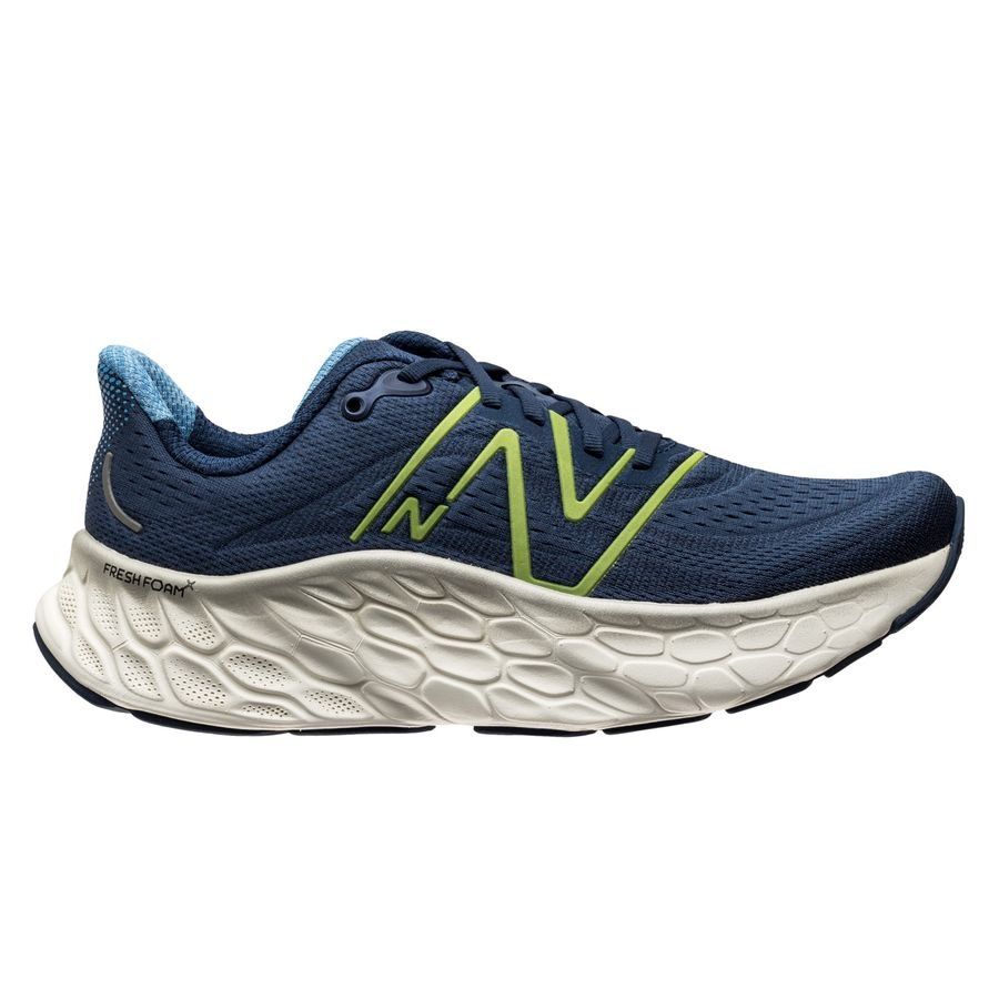 New Balance Chaussures de Running Fresh Foam V4 - Bleu Marine/Blanc