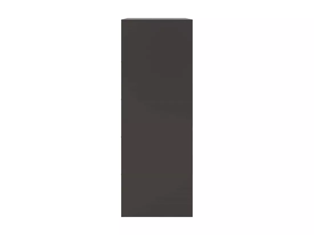 Buffet noir 67x39x107 cm acier
