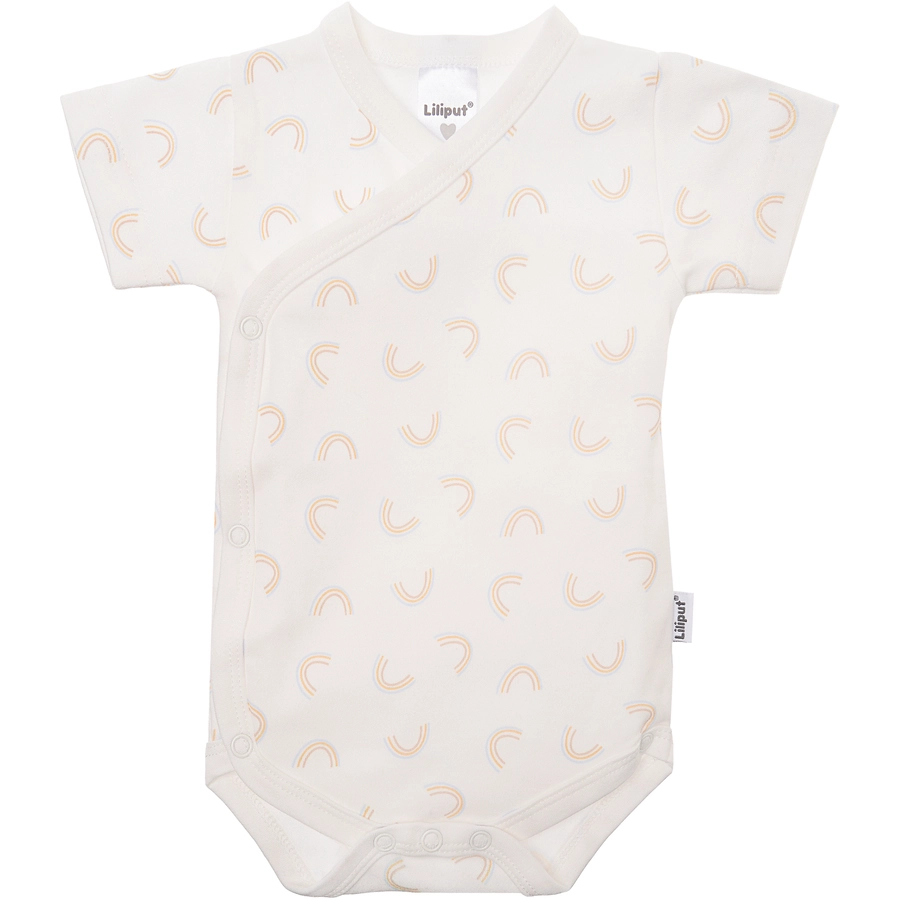 Liliput Wickelbody Regenbogen weiss