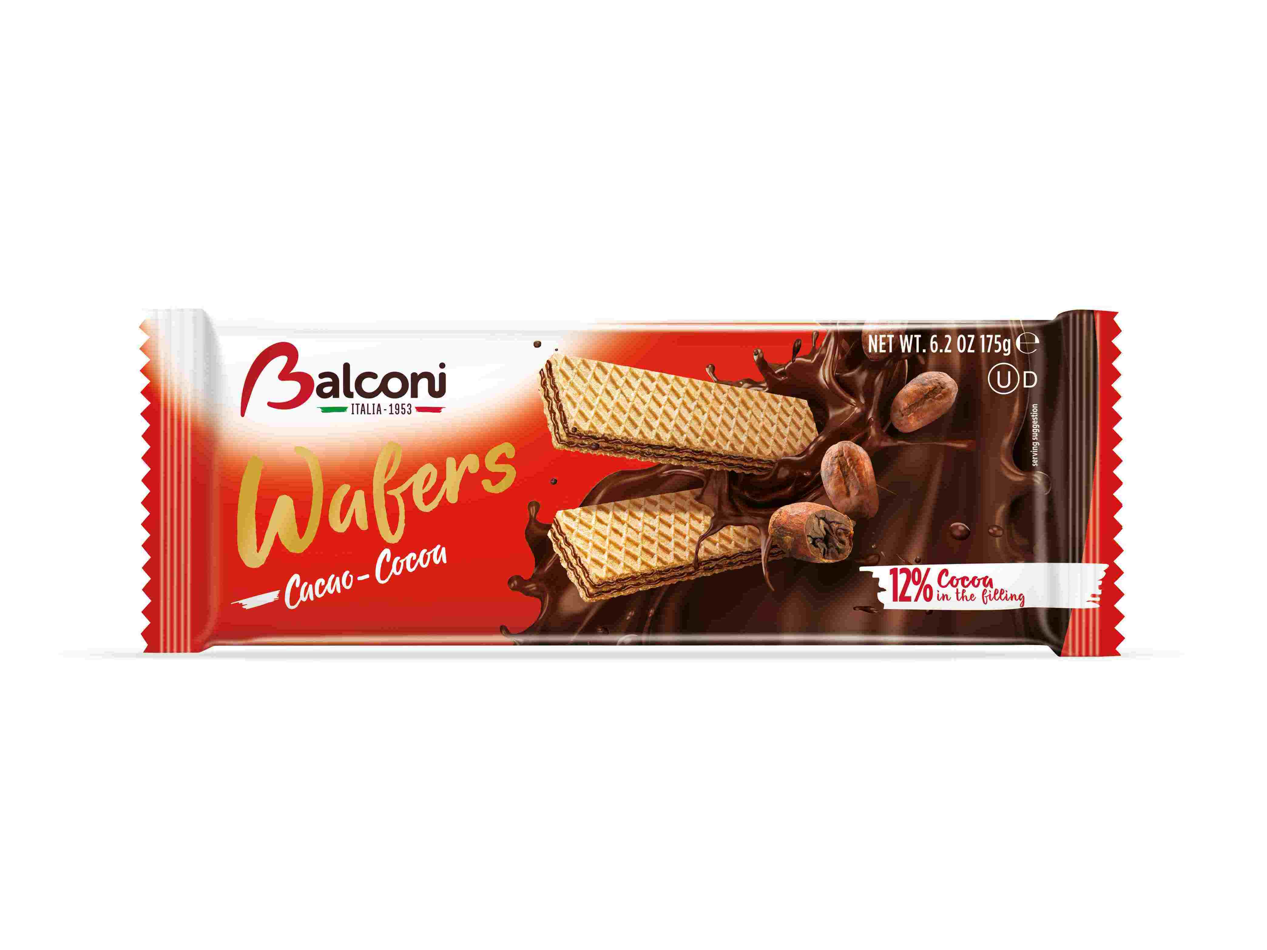 WAFFERS BALCONI CHOCOLATE 175G