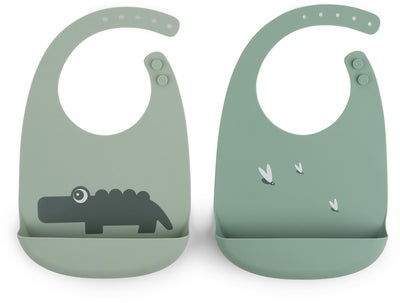 Done By Deer Silikon Smekke 2-Pack, Green
