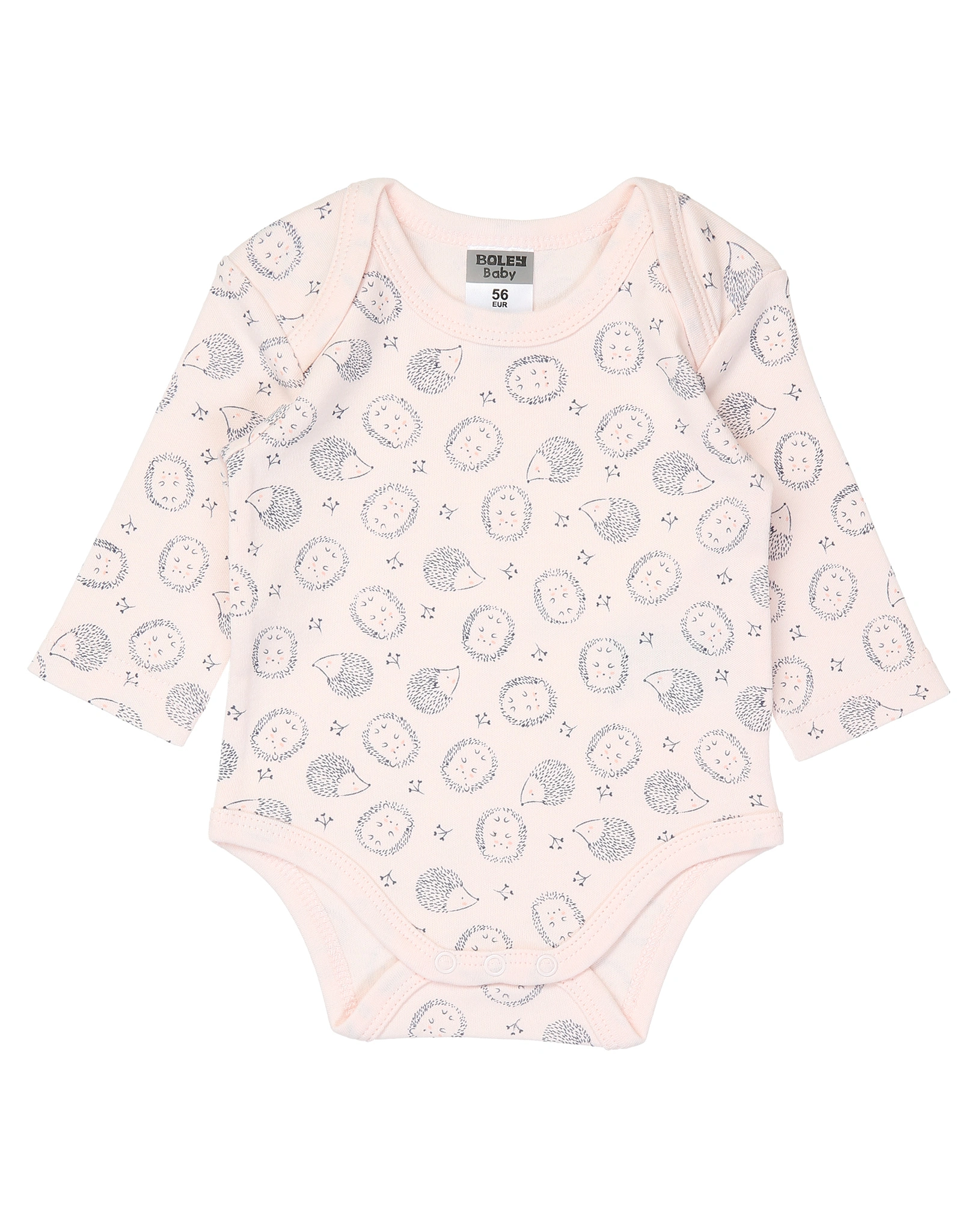 Langarmbody IGEL 3er-Pack in rosa