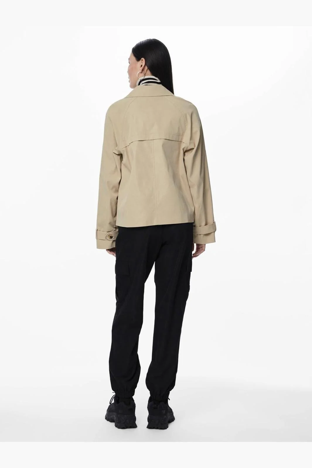 Pieces Pcbille Short Trenchcoat