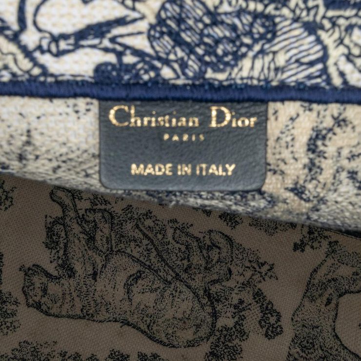 Dior Vintage Dior Tote Blue