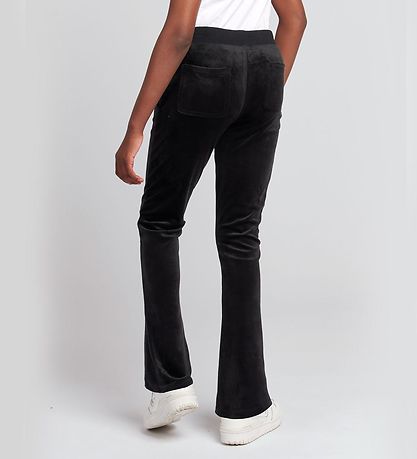 Juicy Couture Velours Hosen - Diamant - Jet Black