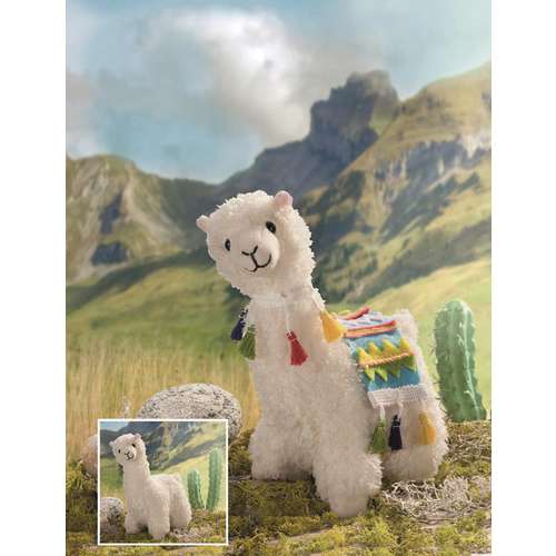 GLOREX Kuscheltier Lama zum Ausstopfen