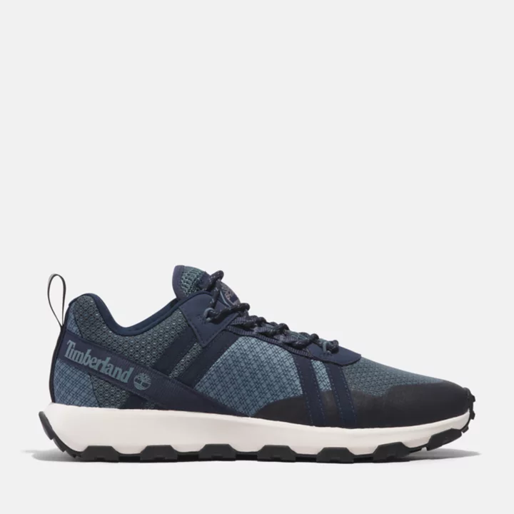 Basket basse à lacets Winsor Trail pour homme en bleu