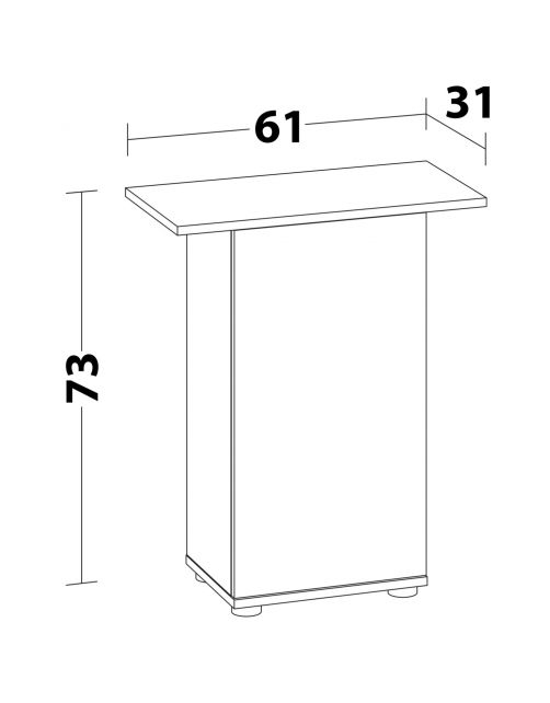 Juwel Kast Sbx Primo 60\/70 Sb 61x31x73 cm - Aquariummeubel