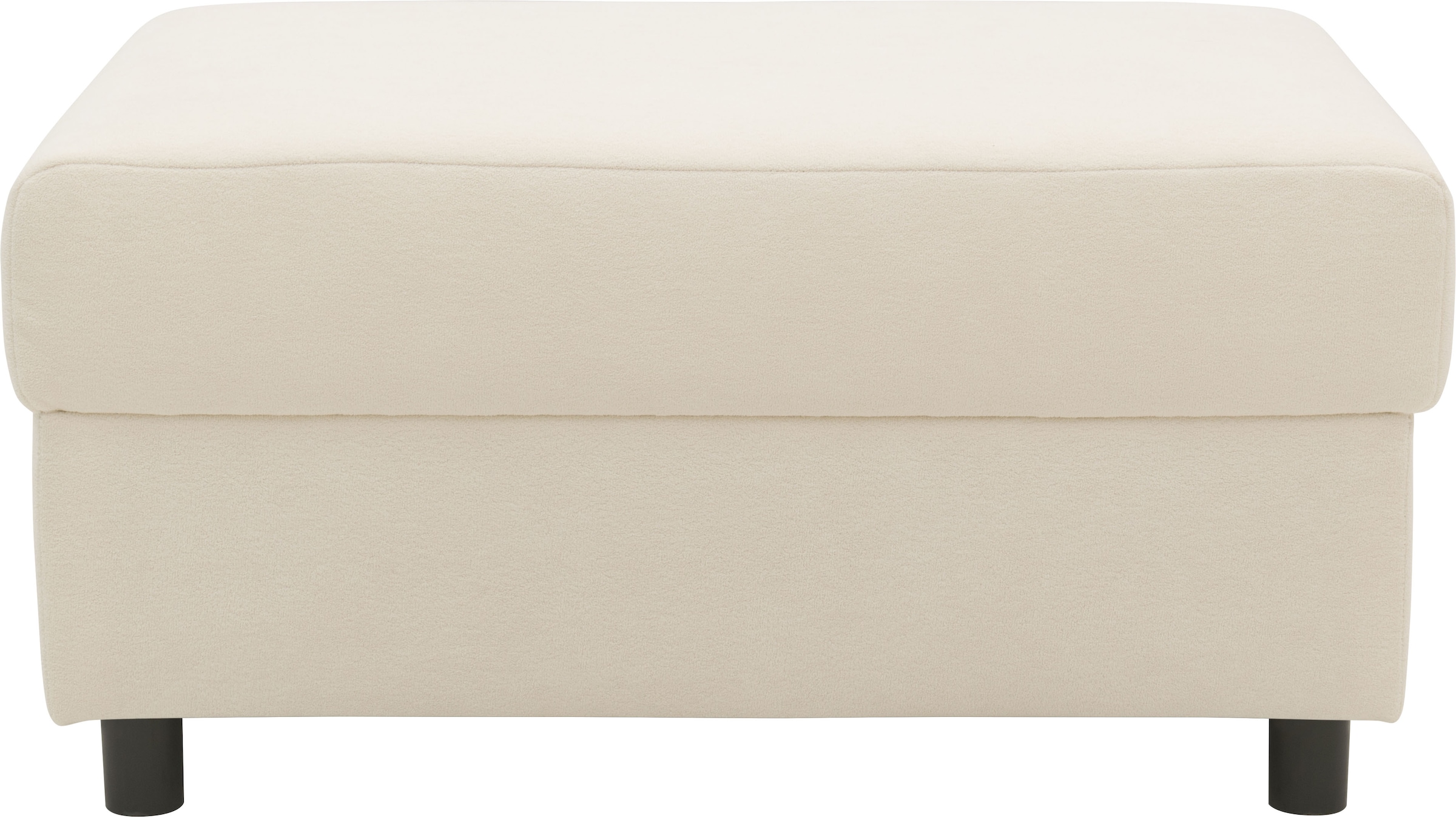 DOMO collection Polsterhocker »Turah 2 in Cord oder Luxus-Microfaser« moderner Polsterhocker, passend zum Ecksofa, B/T/H: 83/60/44 cm