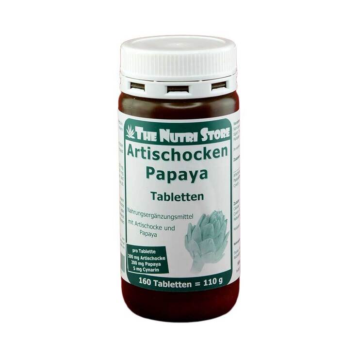 Artischocken Papaya Tabletten, 160 St