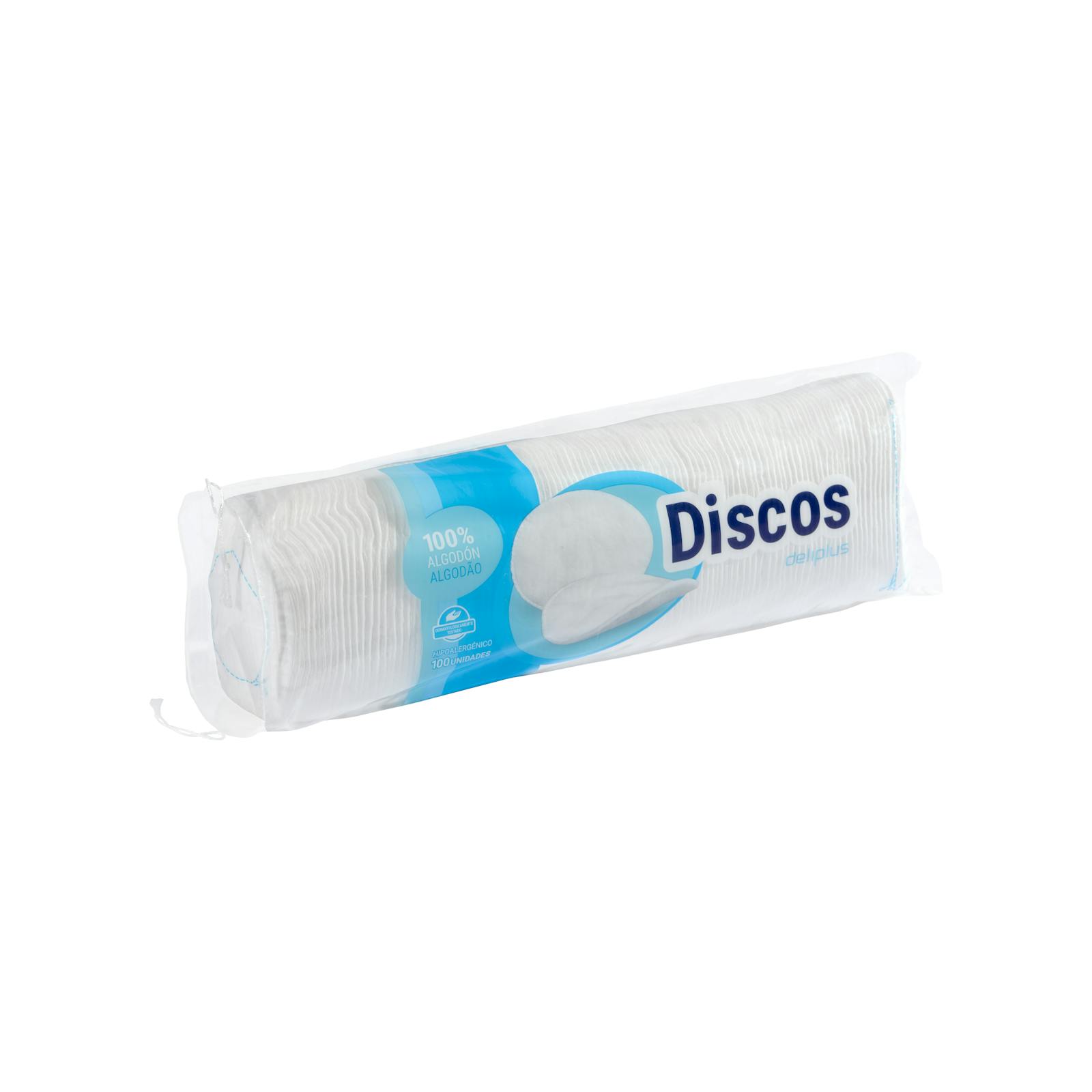 Disques démaquillants ovales 100 % coton Deliplus